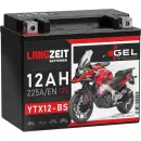 Haupt Bild von Langzeit Gel Motorradbatterie YTX12-BS 12Ah 12V