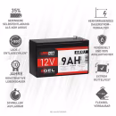 Langzeit Gel Akku 9Ah 12V Merkmale