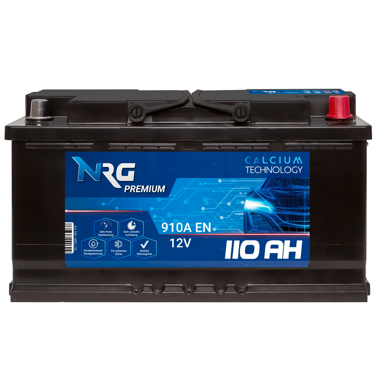 NRG Premium Autobatterie 110Ah 12V, 81,90 €
