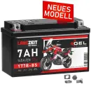Haupt Bild von Langzeit Gel Motorradbatterie YT7B-BS 7Ah 12V