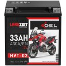 Langzeit Gel Motorradbatterie HVT-02 33Ah 12V