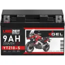Zweites Bild von Langzeit Gel Motorradbatterie YTZ10-S 9Ah 12V
