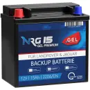 Haupt Bild von NRG Stützbatterie CX23-10C655-AC Batterie Land Rover Jaguar 15Ah 12V GEL