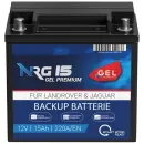 Zweites Bild von NRG Stützbatterie CX23-10C655-AC Batterie Land Rover Jaguar 15Ah 12V GEL