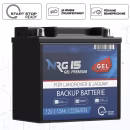 NRG Stützbatterie CX23-10C655-AC Batterie Land Rover Jaguar 15Ah 12V GEL Vorteile