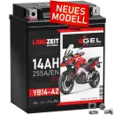 Haupt Bild von Langzeit Gel Motorradbatterie YB14-A2 14Ah 12V