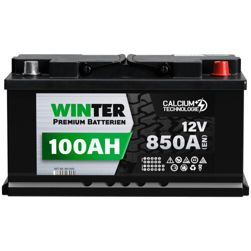 WINTER Premium Autobatterie 100Ah 12V, 79,90 €