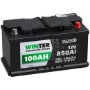 WINTER Premium Autobatterie 100Ah 12V