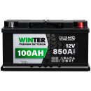 WINTER Premium Autobatterie 100Ah 12V