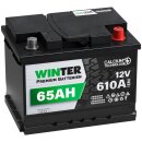 WINTER Premium Autobatterie 65Ah 12V