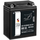 SIGA Motorrad Batterie 12AH / 12V / 220A/EN / YB12A-A