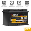 BSA EFB Autobatterie 70Ah 12V