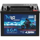Haupt Bild von NRG AGM Motorradbatterie YTX4L-BS 4,5Ah 12V