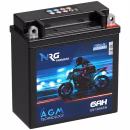 NRG AGM Motorradbatterie YB5L-B 6Ah 12V Seitenansicht