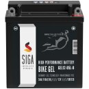 SIGA Bike Gel Motorrad Batterie 5Ah 12V