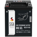 SIGA Bike GEL Motorradbatterie 14Ah 12V 270A/EN