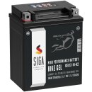 SIGA Bike GEL Motorradbatterie 14Ah 12V 270AEN