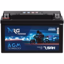 NRG AGM Motorradbatterie YT7B-BS 7,5Ah 12V Hauptbild