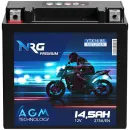 Haupt Bild von NRG AGM Motorradbatterie YTX14-BS 14,5Ah 12V