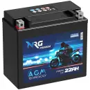 Zweites Bild von NRG AGM Motorradbatterie YTX20-BS 22Ah 12V