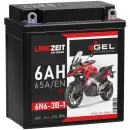 Haupt Bild von Langzeit Gel Motorradbatterie 6N6-3B-1 6Ah 6V