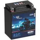 Zweites Bild von NRG AGM Motorradbatterie YTX16-BS 16Ah 12V