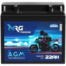 Haupt Bild von NRG AGM Motorradbatterie 51913 22Ah 12V