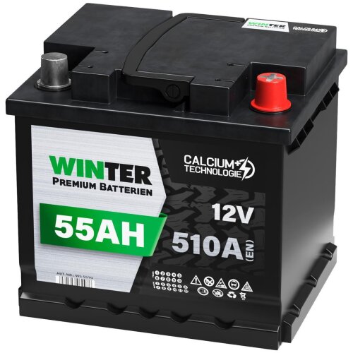 WINTER Autobatterie 55Ah 12V, 53,90 €