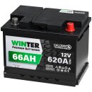 WINTER Autobatterie 66Ah 12V