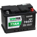 Winter Autobatterie 12V 77Ah 740A/EN