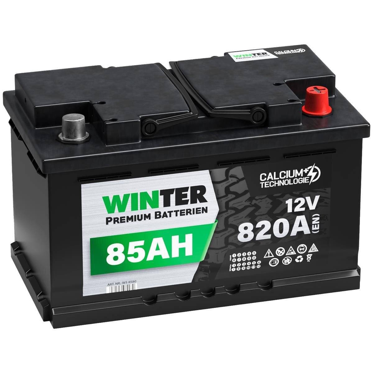 WINTER Autobatterie 85Ah 12V, 79,90 €