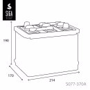 SIGA Oldtimer Batterie 77Ah 6V Maße