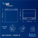 NRG AGM Motorradbatterie HVT-02 32Ah 12V