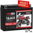 Haupt Bild von Langzeit Gel Motorradbatterie YB16AL-A2 16Ah 12V
