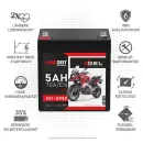 Zweites Bild von Langzeit Gel Motorradbatterie S51-SR80 5Ah 12V