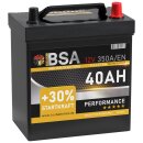 BSA Asia Autobatterie PPR 40Ah 12V