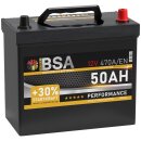 BSA Asia Autobatterie PPR 50Ah 12V