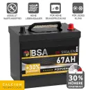 Zweites Bild von BSA Asia Autobatterie 67Ah 12V PPR Batterie