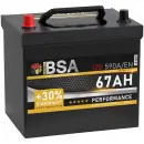 Haupt Bild von BSA Asia Autobatterie 67Ah 12V PPL Batterie
