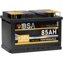 BSA Performance Autobatterie 85Ah 12V