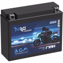 NRG AGM Motorradbatterie YB16AL-A2 16Ah 12V Seitenansicht