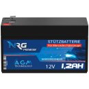 NRG Stützbatterie 1,2Ah 12V AGM Backup Batterie...