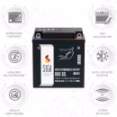 SIGA Bike Gel Motorradbatterie 6N6-3B-1 6Ah 6V Merkmale