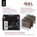 SIGA Bike Gel Motorradbatterie 6N6-3B-1 6Ah 6V Besonderheit