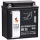 SIGA Bike Gel Motorradbatterie 6N6-3B-1 6Ah 6V Seitenansicht