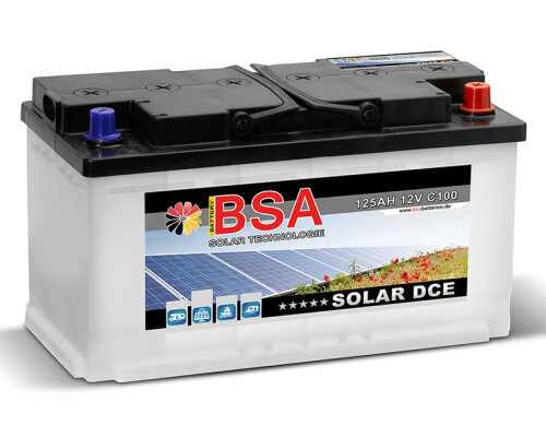 BSA Solar Batterie DCE 125Ah 12V
