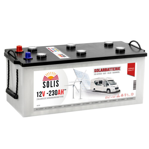 Solis Solarbatterie 230Ah 12V