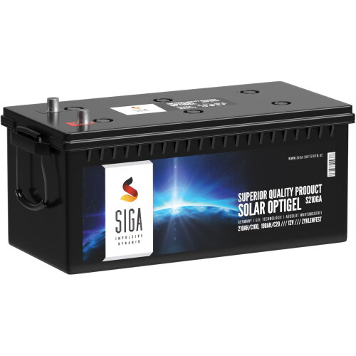 SIGA Solar Optigel Solarbatterie 210Ah 12V