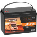 EXAKT LiFePO4 100Ah 12V Solarbatterie Lithium Batterie