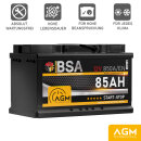 BSA AGM Autobatterie 85Ah 12V